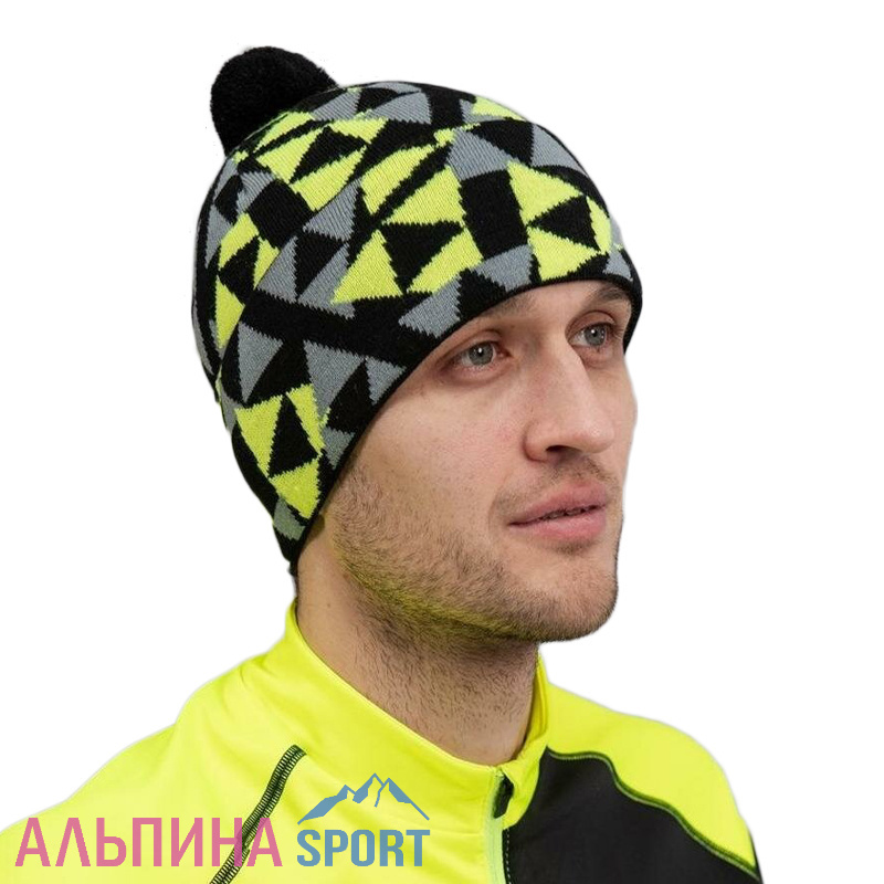 Шапка Fischer pompon черный (GR8250-103)