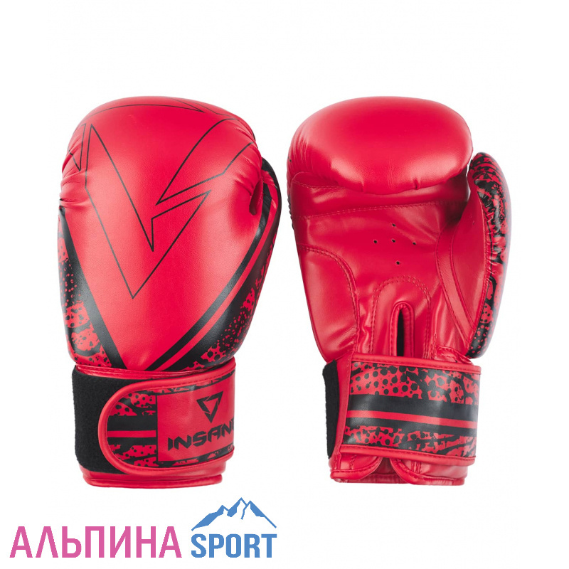 Перчатки боксерские INSANE ODIN IN22-BG200 ПУ красный