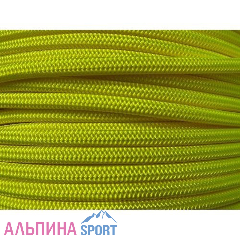 Веревка GURU репшнур Pro PES/ПА 6мм желтый