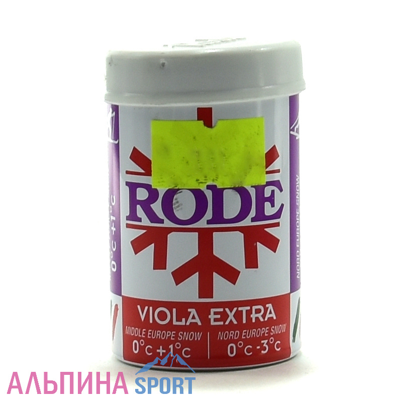 Мазь держания RODE безфтористая Stick Viola Extra 0C°+1C°/0C°-3C° 45гр