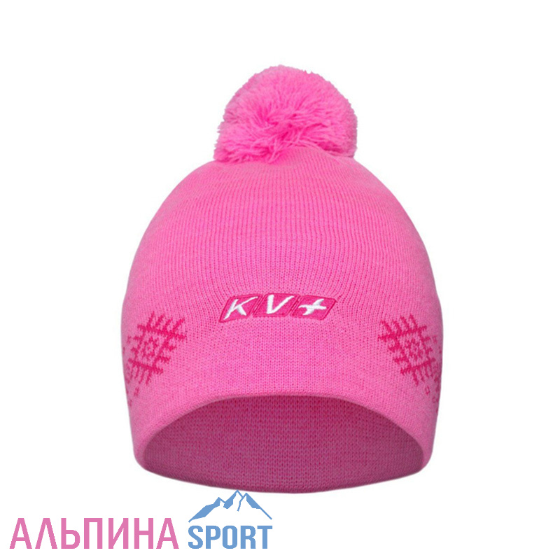 Шапка KV+ FIOCCO шерсть/акрил (105 розовый)