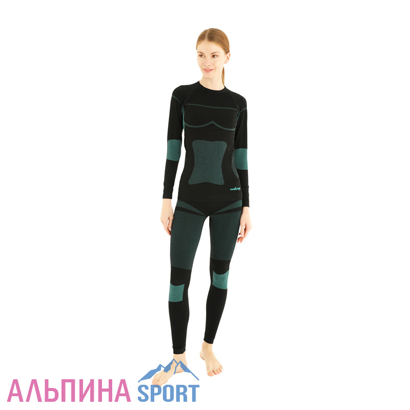 Термобелье VIKING Ilsa Lady Set Black/Turquise