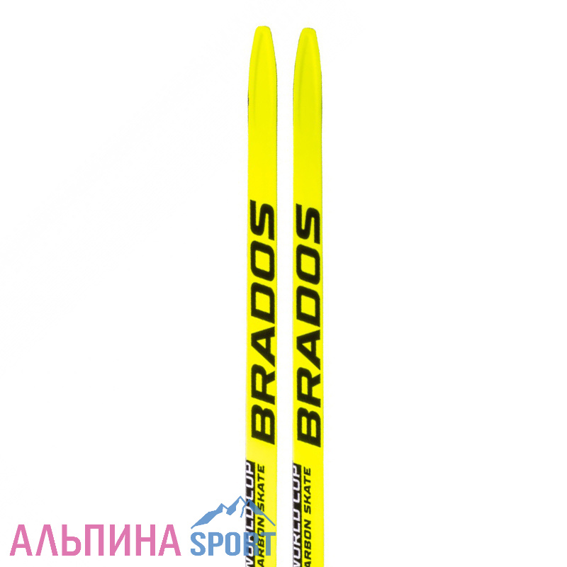 Лыжи гоночные BRADOS Carbon Skate yellow