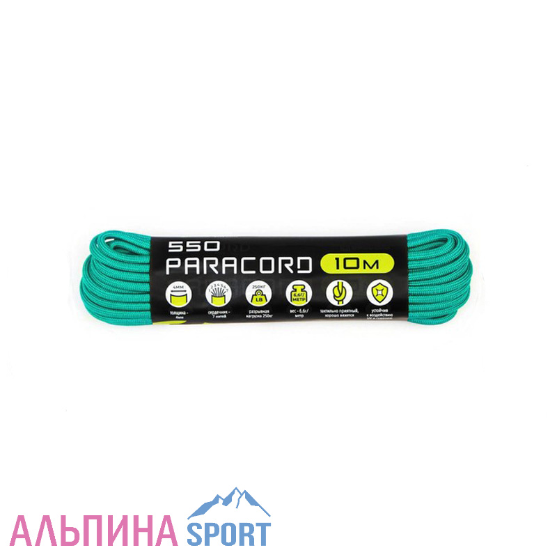 Паракорд 550 CORD nylon 4,0мм (ultragreen)