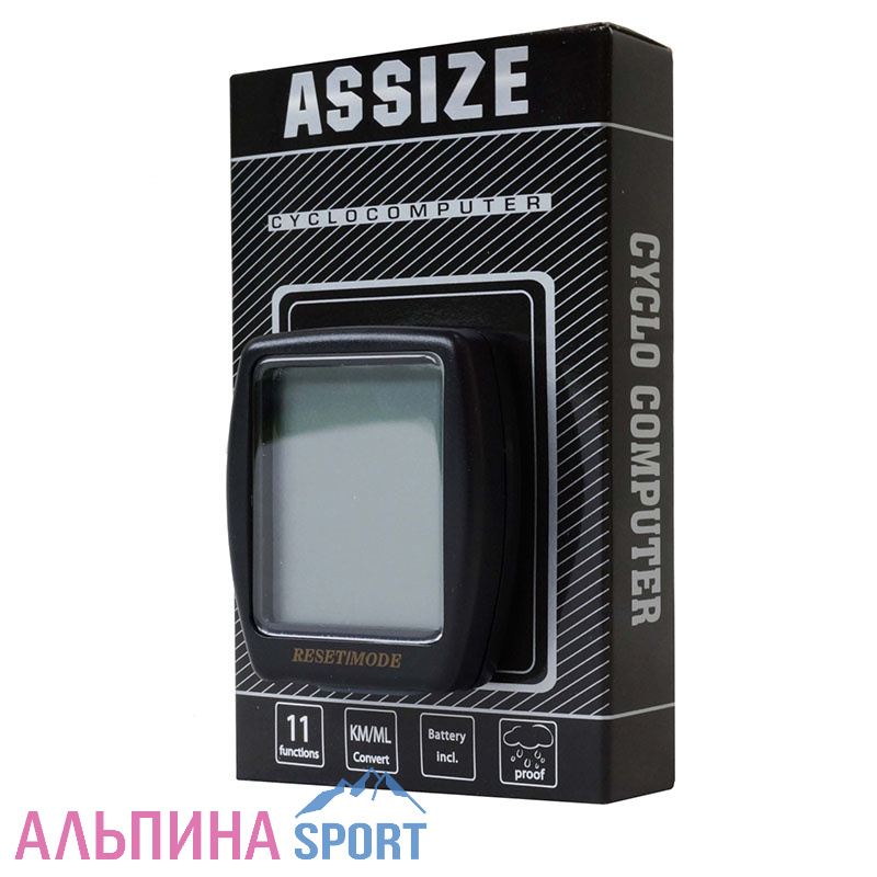 Велокомпьютер электронный ASSIZE AS-411 4-х строчный