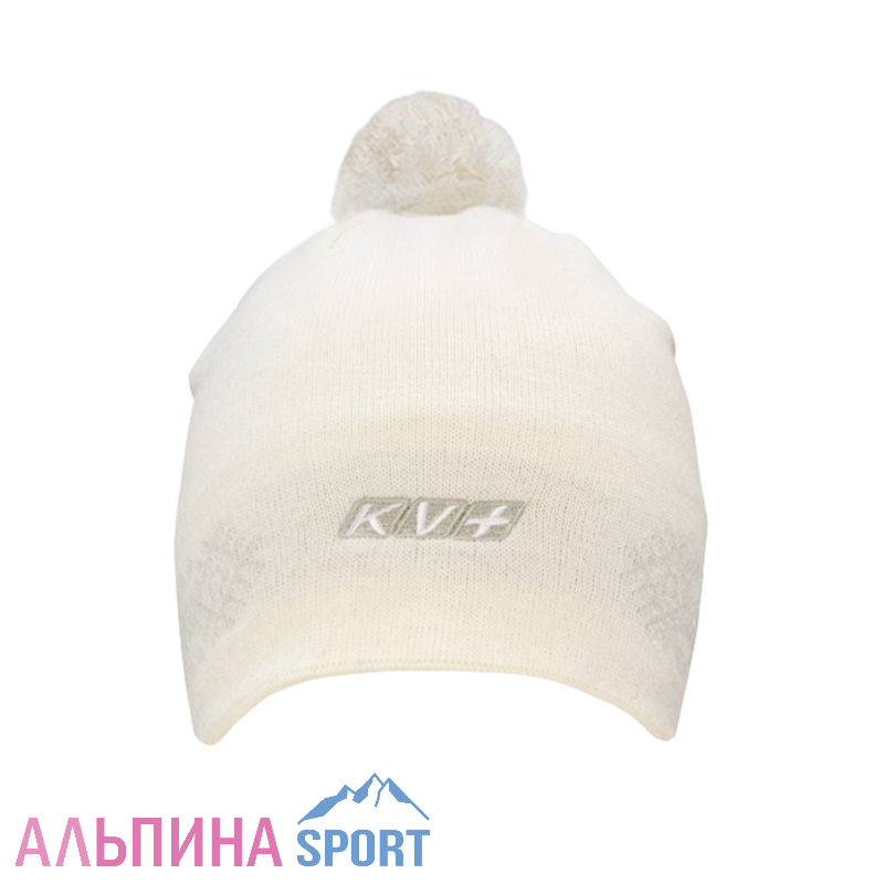 Шапка KV+ FIOCCO шерсть/акрил (101 белый)