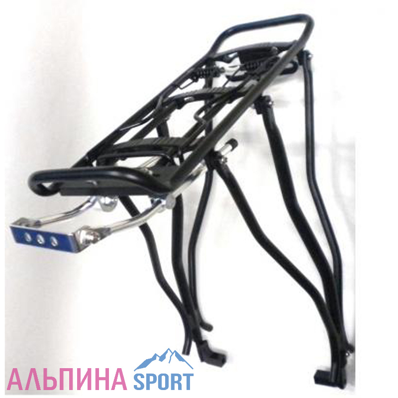 Багажник универсальный, ал. разборный с креплением под дисковый тормоз "24-28"