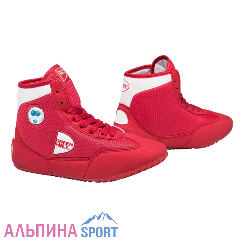 Борцовки Green Hill GWB-3052/GWB-3055 кр/бел