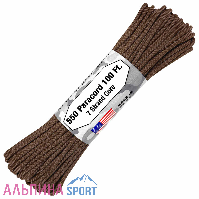 Паракорд 550 ATWOODROPE 4,8мм brown