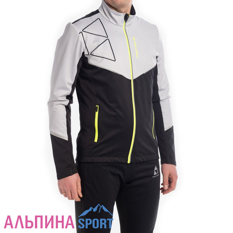 Куртка FISCHER Softshell Light черно-серая