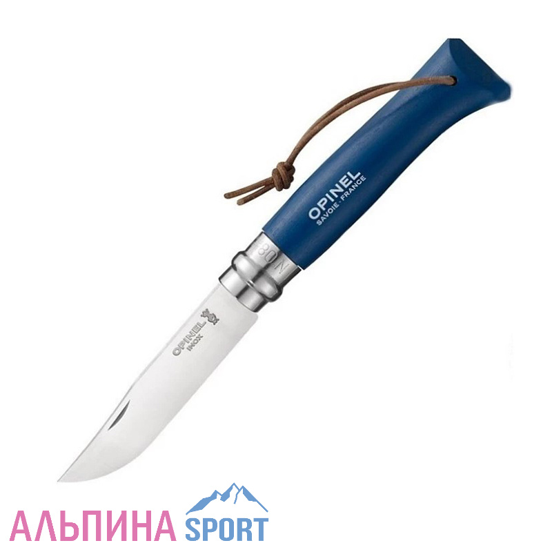 Нож Opinel №8 Trekking нержавеющая сталь синий 002212