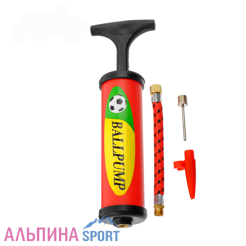 Насос для мячей, 15 см, 3 насадки