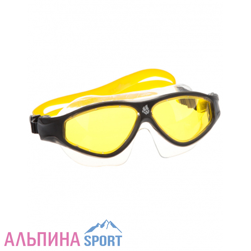 Маска для плавания Mad Wave Flame mask Yellow