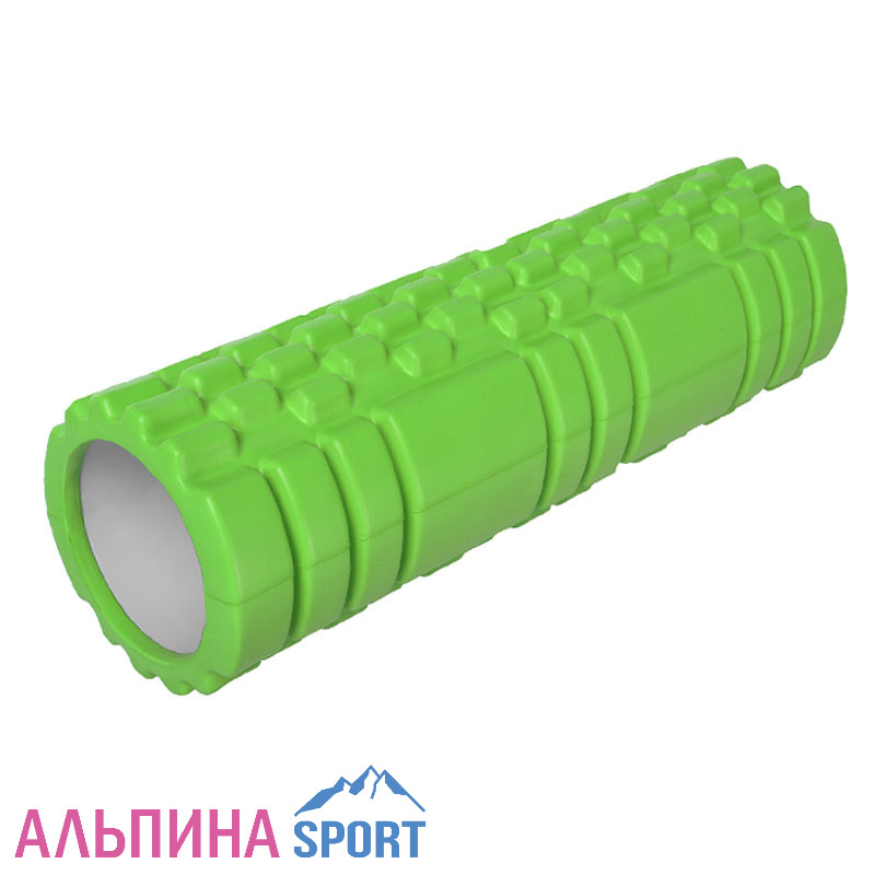 Ролик для йоги и пилатеса 45*15см зеленый