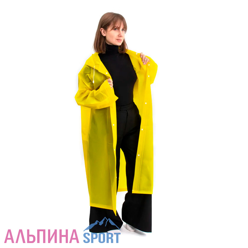Плащ-дождевик СЛЕДОПЫТ, плотный EVA желтый