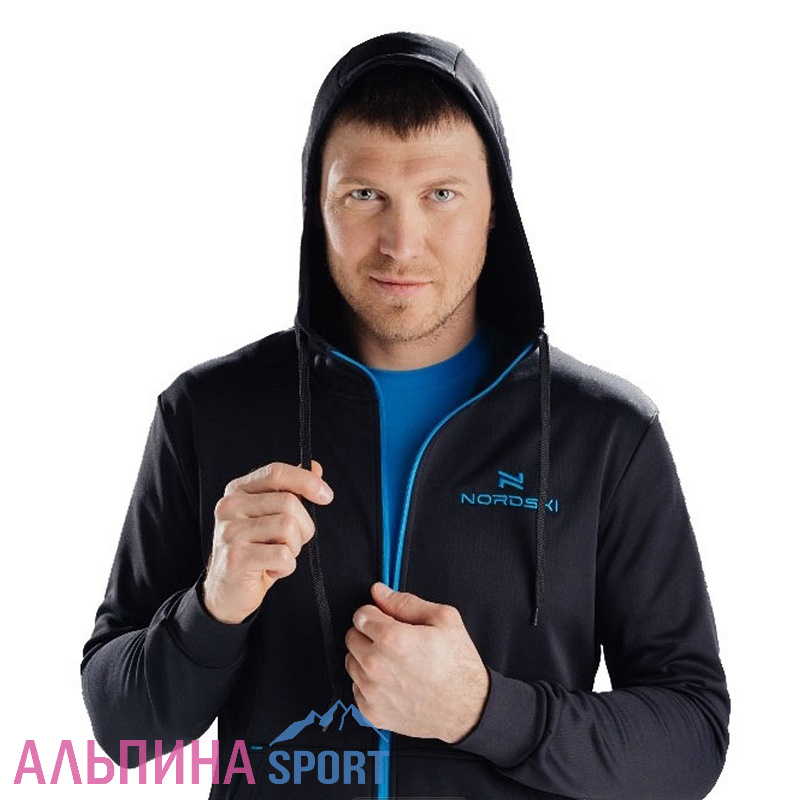 Толстовка NORDSKI Hood Black/Blue