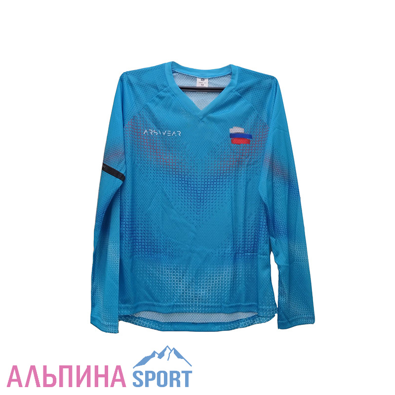 Футболка Arswear Unisex Race Capsule Бирюза с длинным рукавом