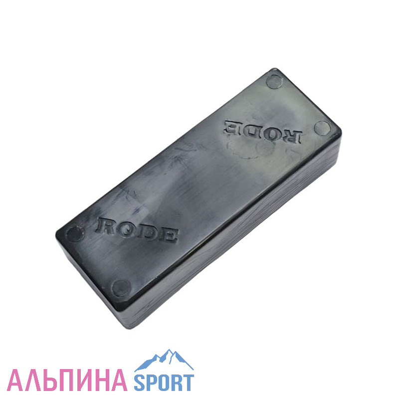 Парафин RODE бесфтористый Racing Glider -5C°-30C° Fluor Free 180g Graphite (без упаковки)