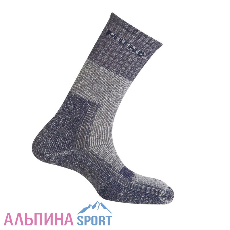 Носки Mund ALTAI серо-синий