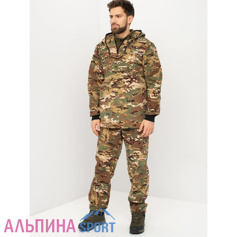 Костюм летний Антигнус-Эконом ткань Смесовая Рип-Стоп цвет Мультикам