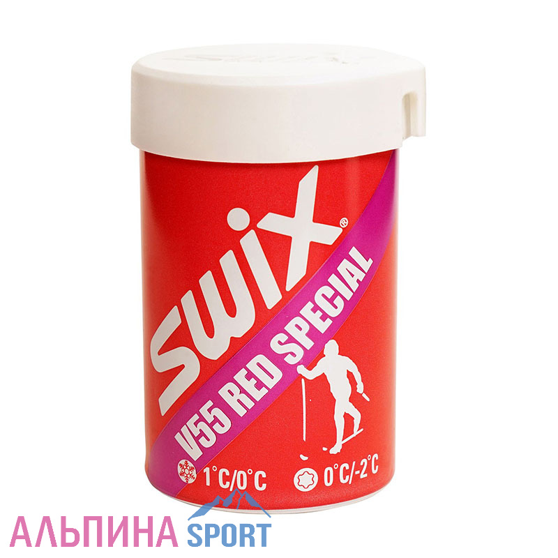 Мазь лыжная Swix Red Special (+1-0/0-2°C) 45гр
