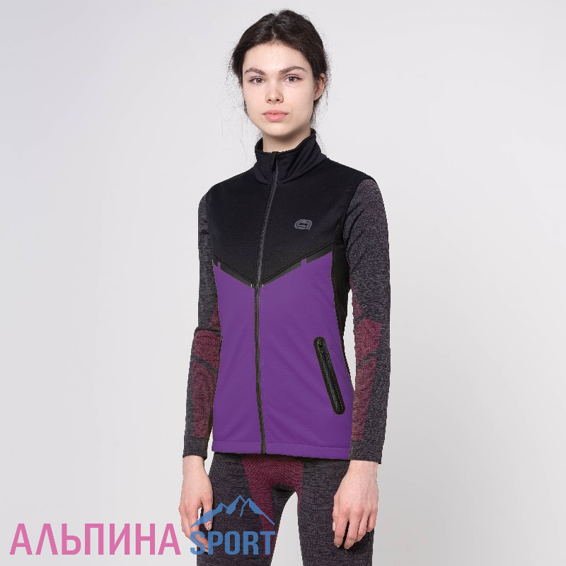 Жилет ARS ACTIVE разминочный женский фиолетовый