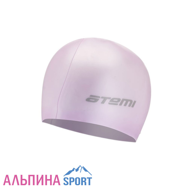 Шапочка для плавания Atemi, силикон, детская, розовая, SC305