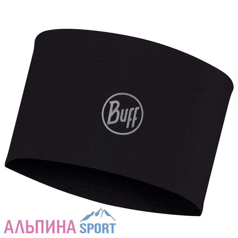 Повязка Buff Tech Fleece Headband Solid Black