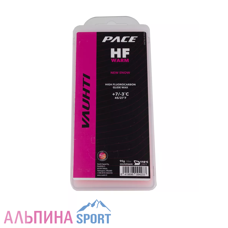 Парафин Vauhti HF WARM +7“C/-3“C 180г