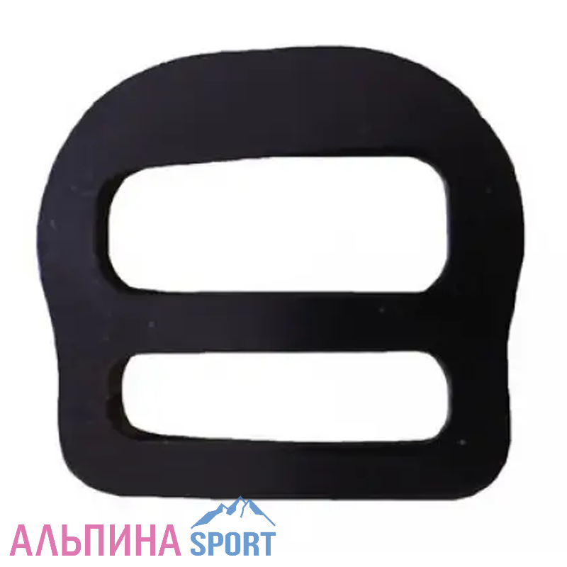 Пряжка Вертикаль 25мм двухщелевая алюминиевая S=4мм краска