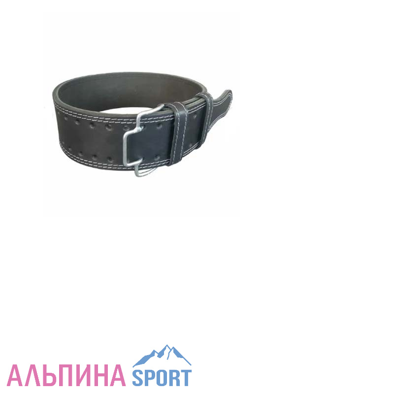 Пояс для пауэрлифтинга с пряжкой ONLYTOP 2 иглы р. M чёрный