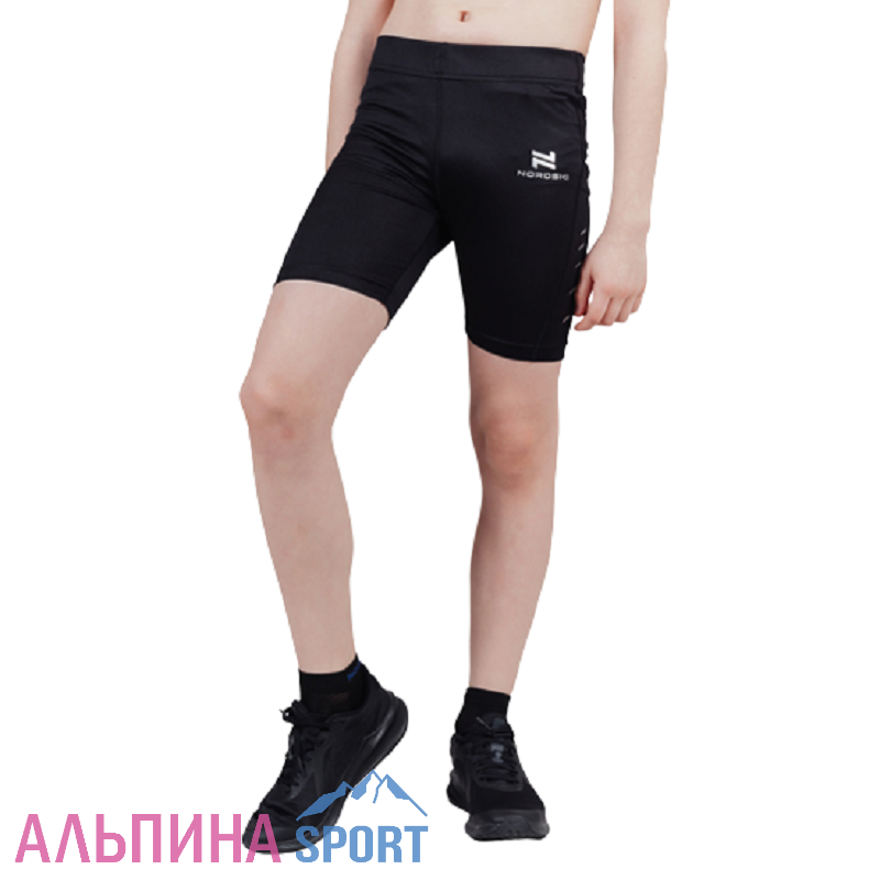 Шорты обтягивающие Nordski Jr. Run Black