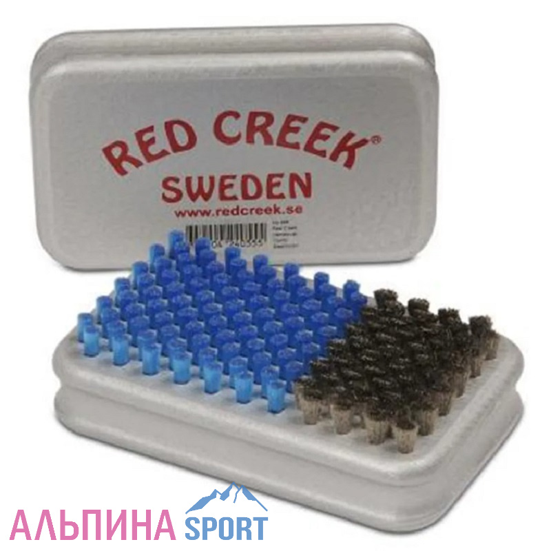 Щетка RED CREEK 055 COMBI сталь тонкая/нейлон синий