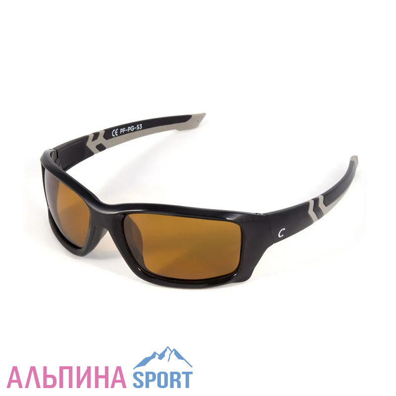 Очки поляризационные СЛЕДОПЫТ Hurricane в футляре, линзы yellow