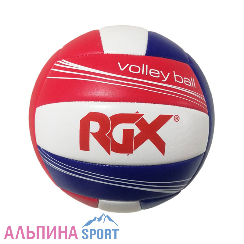 Мяч волейбольный RGX синий/белый/красный