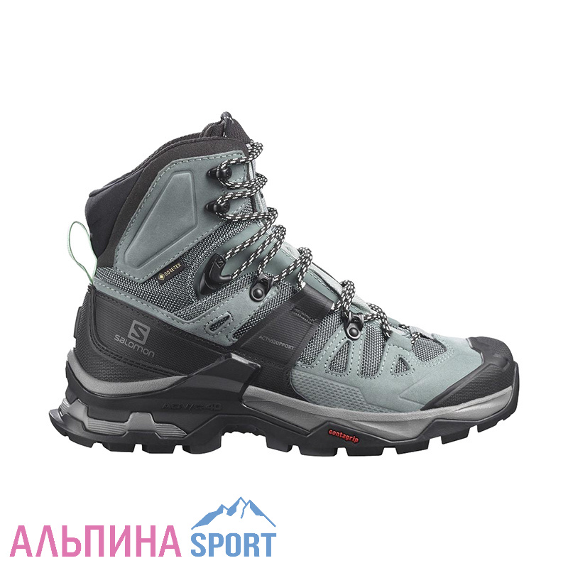 Ботинки треккинговые Salomon QUEST 4 GTX W Slate/Trooper/Opal Blue