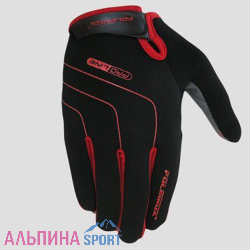 Велоперчатки Polednik Lines красные