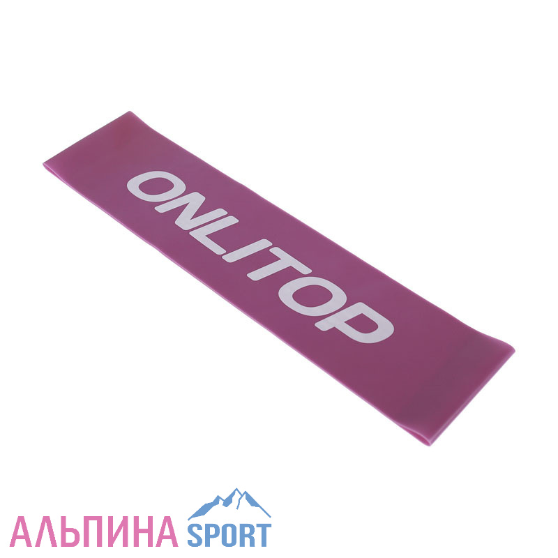 Фитнес-резинка ONLITOP 30,5 х 7,6 х 0,7 см, нагрузка до 6 кг