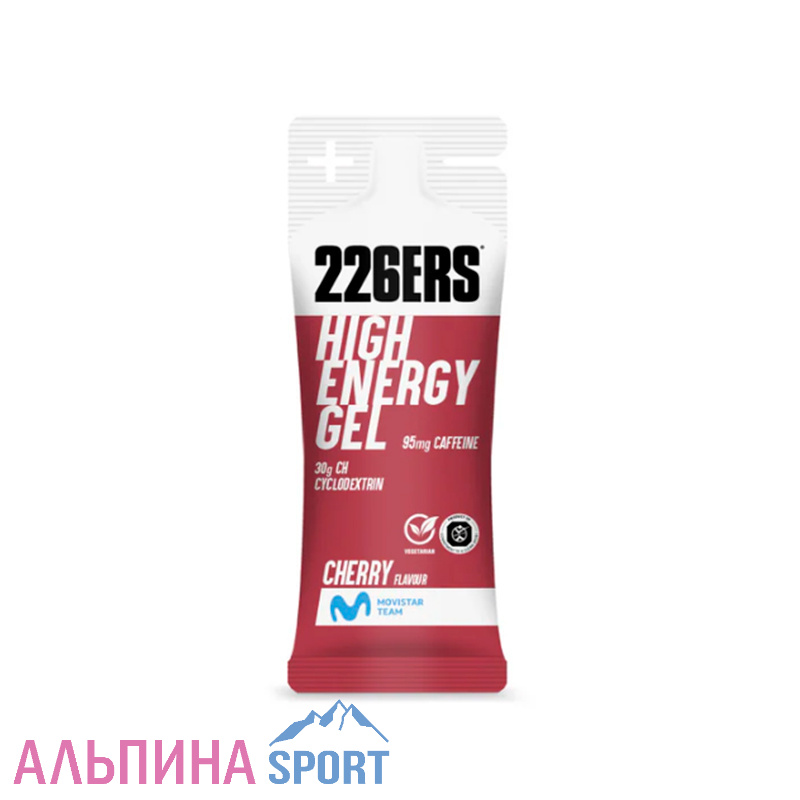 Гель высокоэнергетический 226ERS XS (углеводы 30 гр.) с кофеином 95 мг вкус Вишня 45 гр.