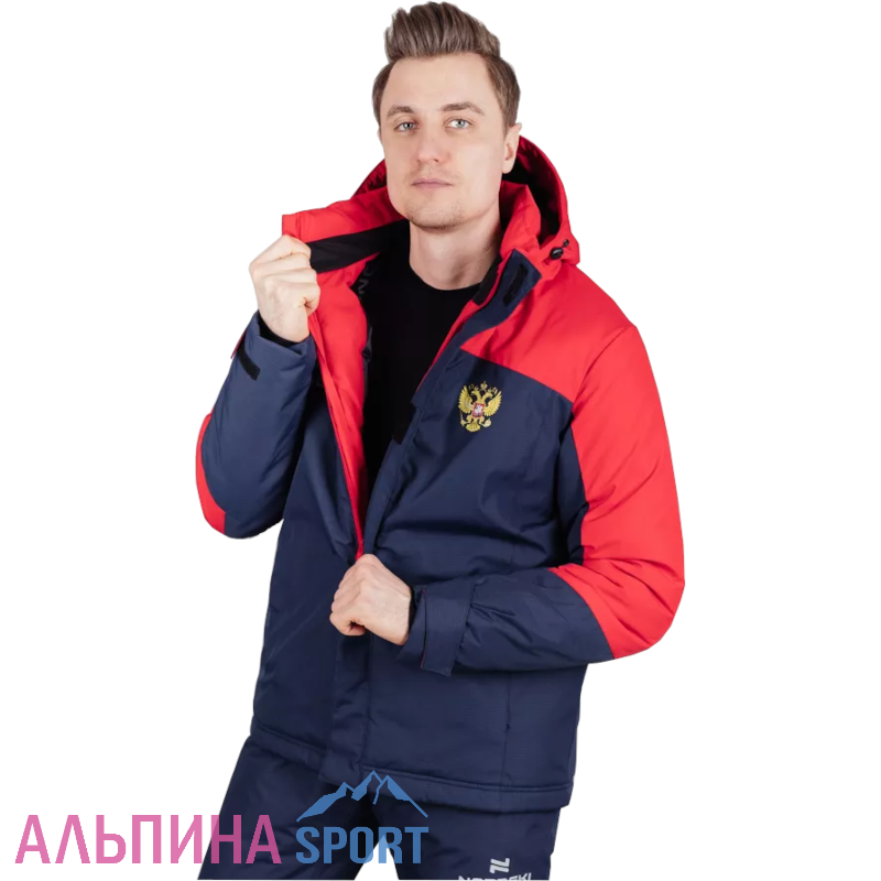 Утепленная куртка Nordski Mount Dark Blue/Red