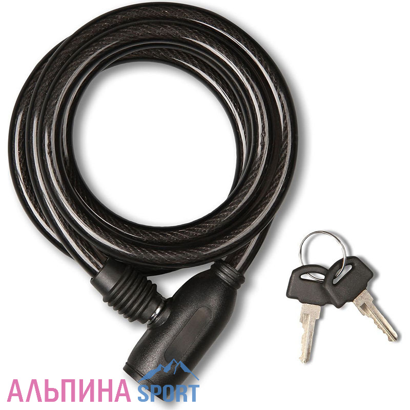 Велозамок 8Х1000мм Golden Key стальной трос с ключом