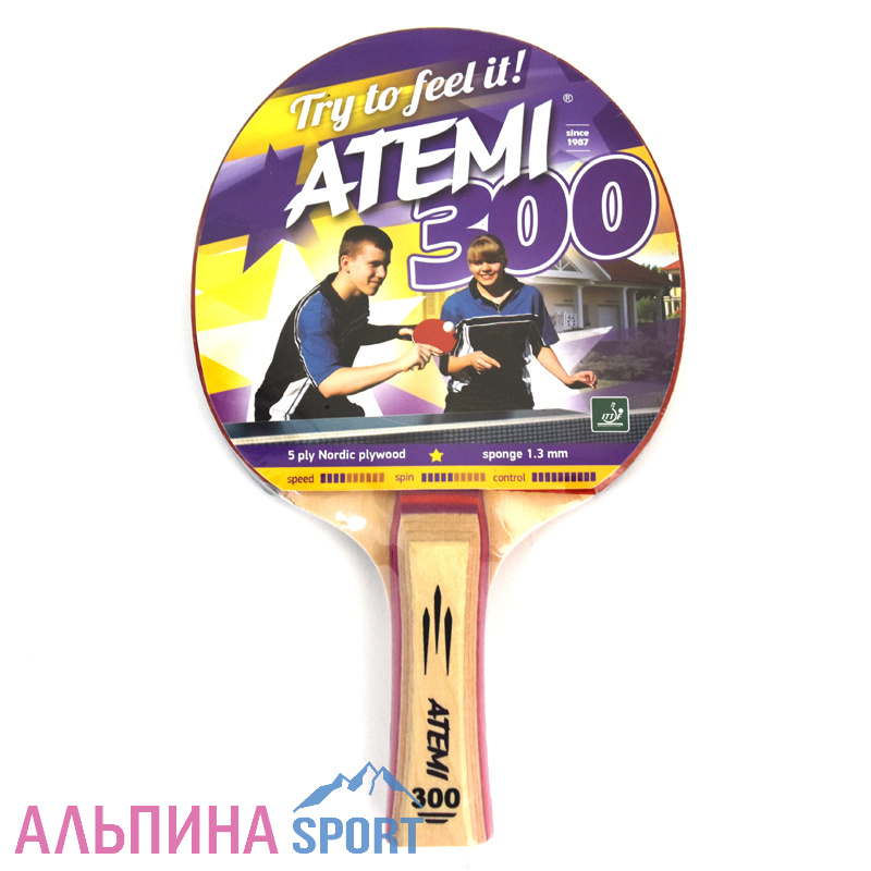 Ракетка для настольного тенниса АТЕМИ 300 CV