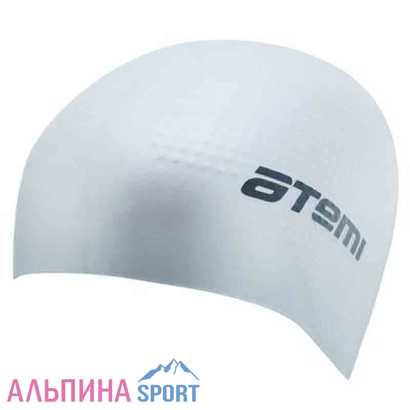 Шапочка для плавания Atemi, силикон (массаж.), серебро, DC503