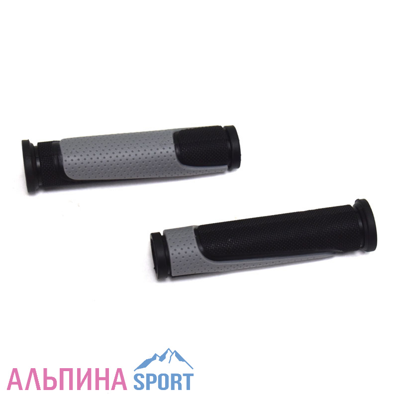 Ручки руля 120мм (пара), новая модель с цветными вставками