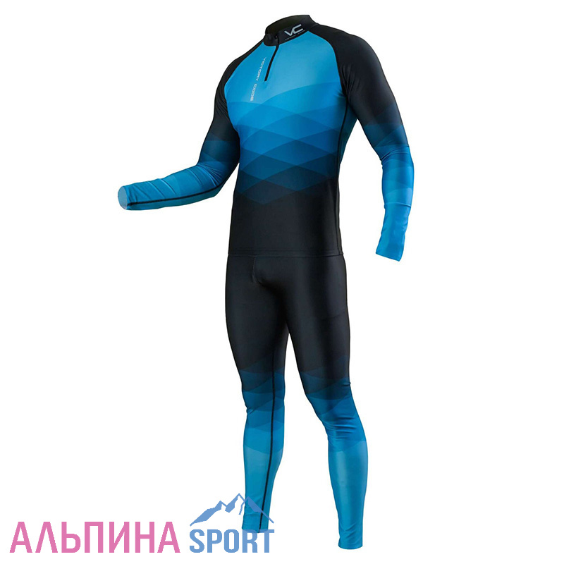 Гоночный комбинезон Victory code AURORA blue/black