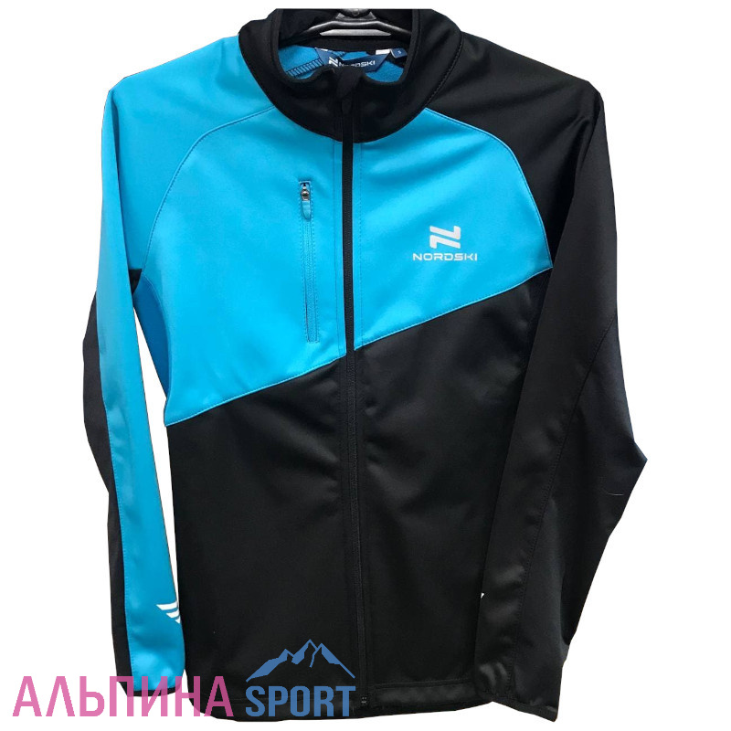 Разминочная куртка Nordski Premium Blue/Black W