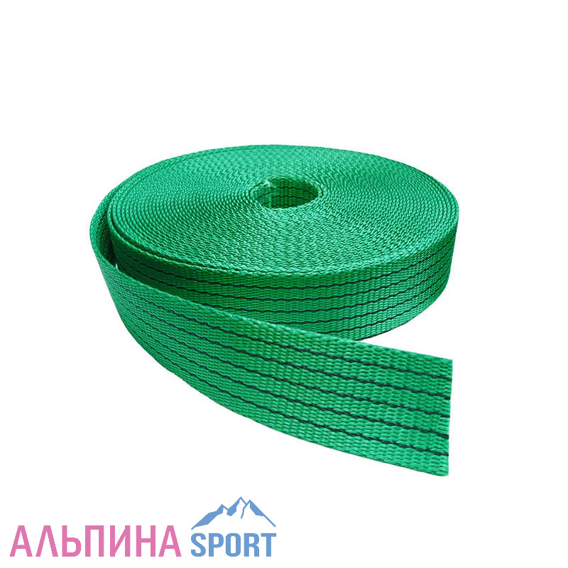 Лента ЛТПЭ силовая (7,5т, 50мм, зеленый)