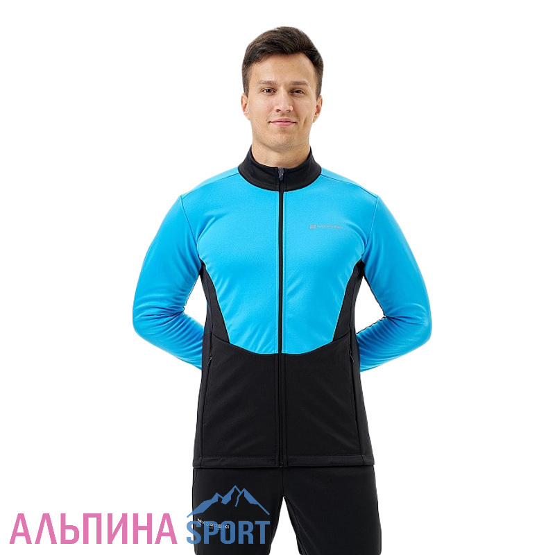 Тренировочная куртка Nordski Advance Light Blue/Black