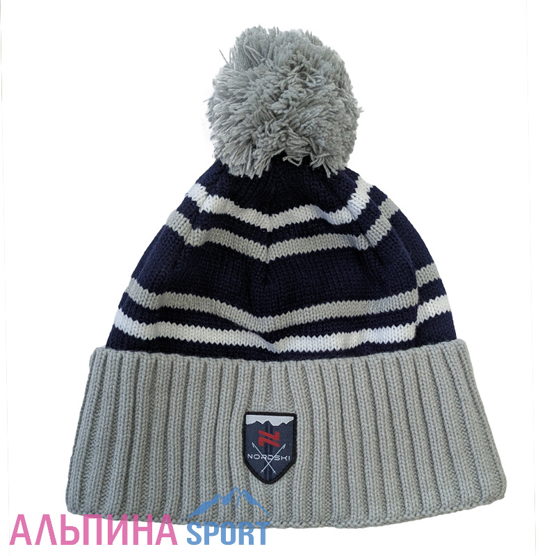 Шапка Nordski Severe Dark Blue/Grey