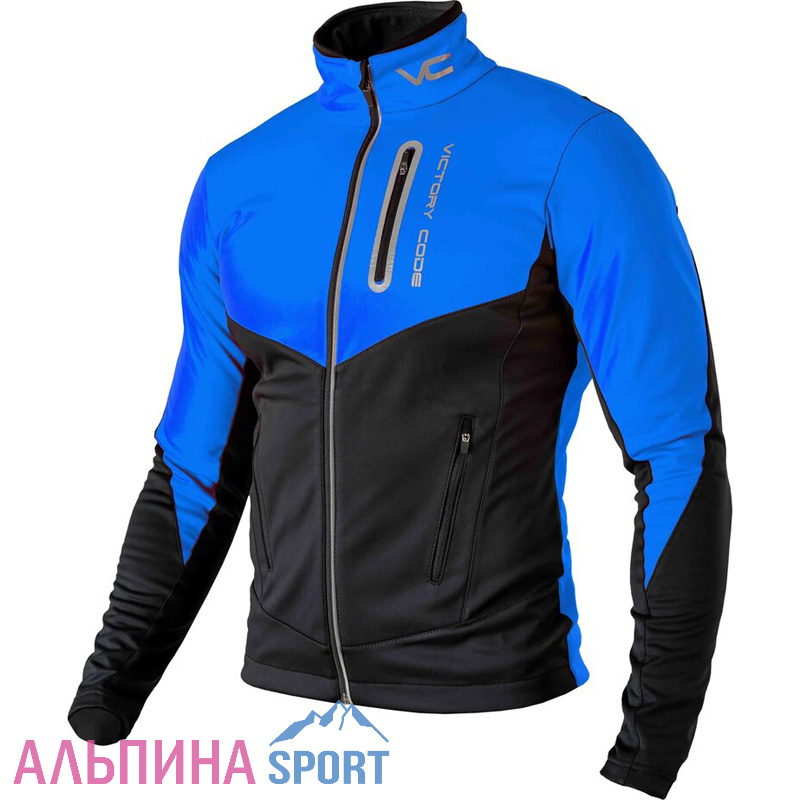 Куртка Go Fast Victory code разминочная blue